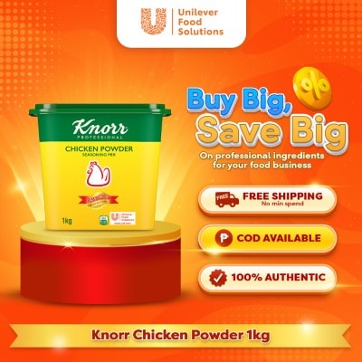 Knorr Chicken Powder 1kg - Knorr Chicken Powder enhances the natural umami of my dish, making it meatier and more flavorful!