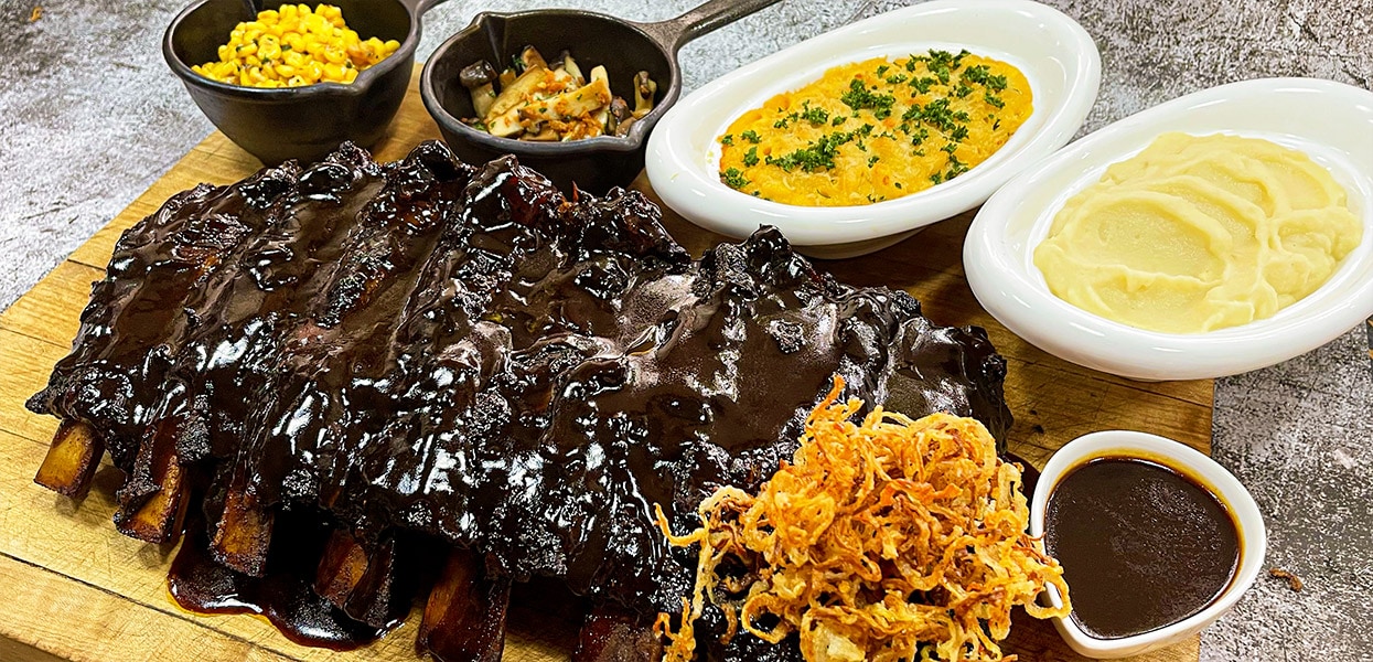 BBQ Beef Ribs with Mashed Potatoes – - Recipe