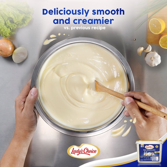 Lady's Choice Real Mayonnaise 5.5L - The New & Improved Lady’s Choice Real Mayonnaise made versatile with balanced acidic and sweet flavor to perfectly enhance your dishes.